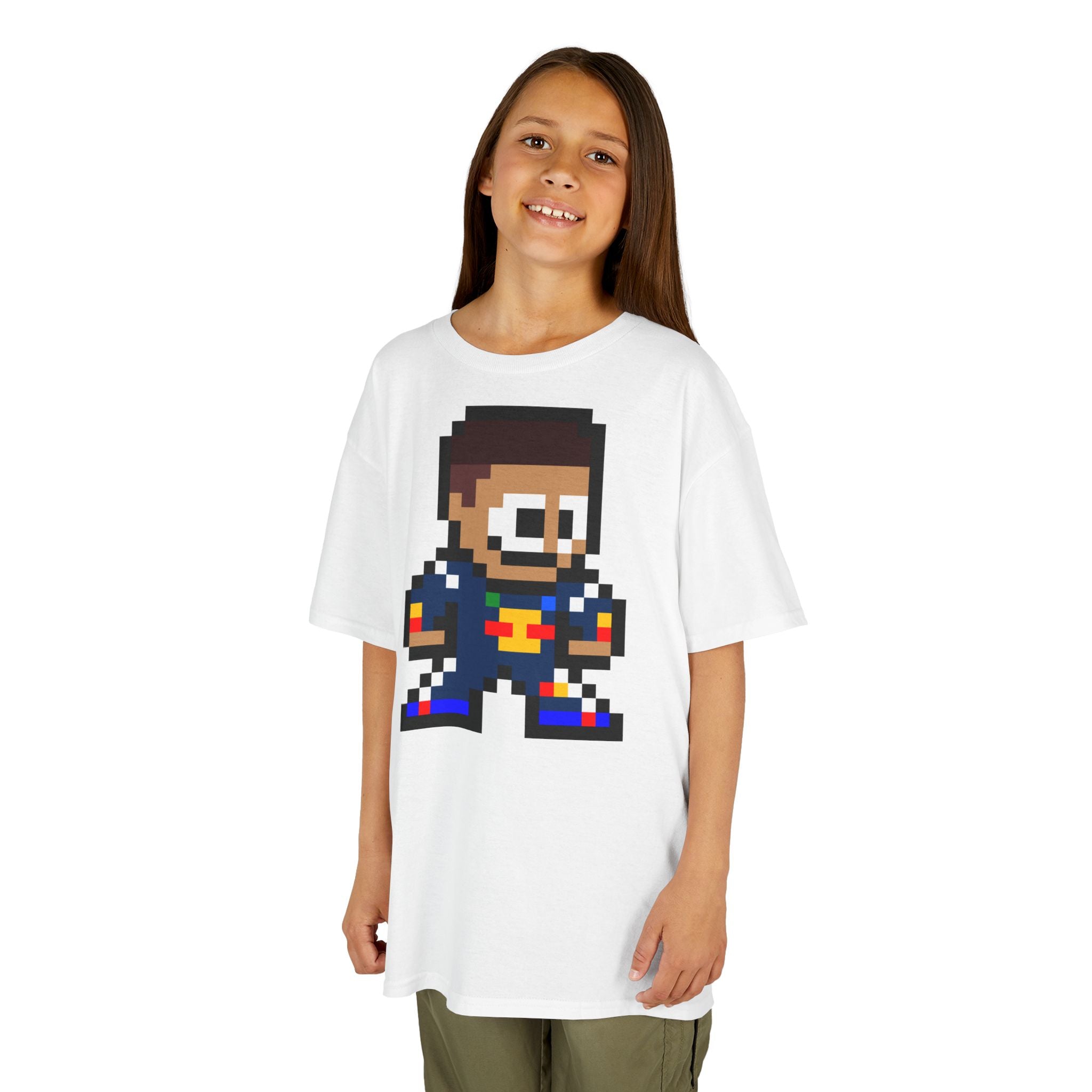 8-bit Isack Hadjar Kids Tee
