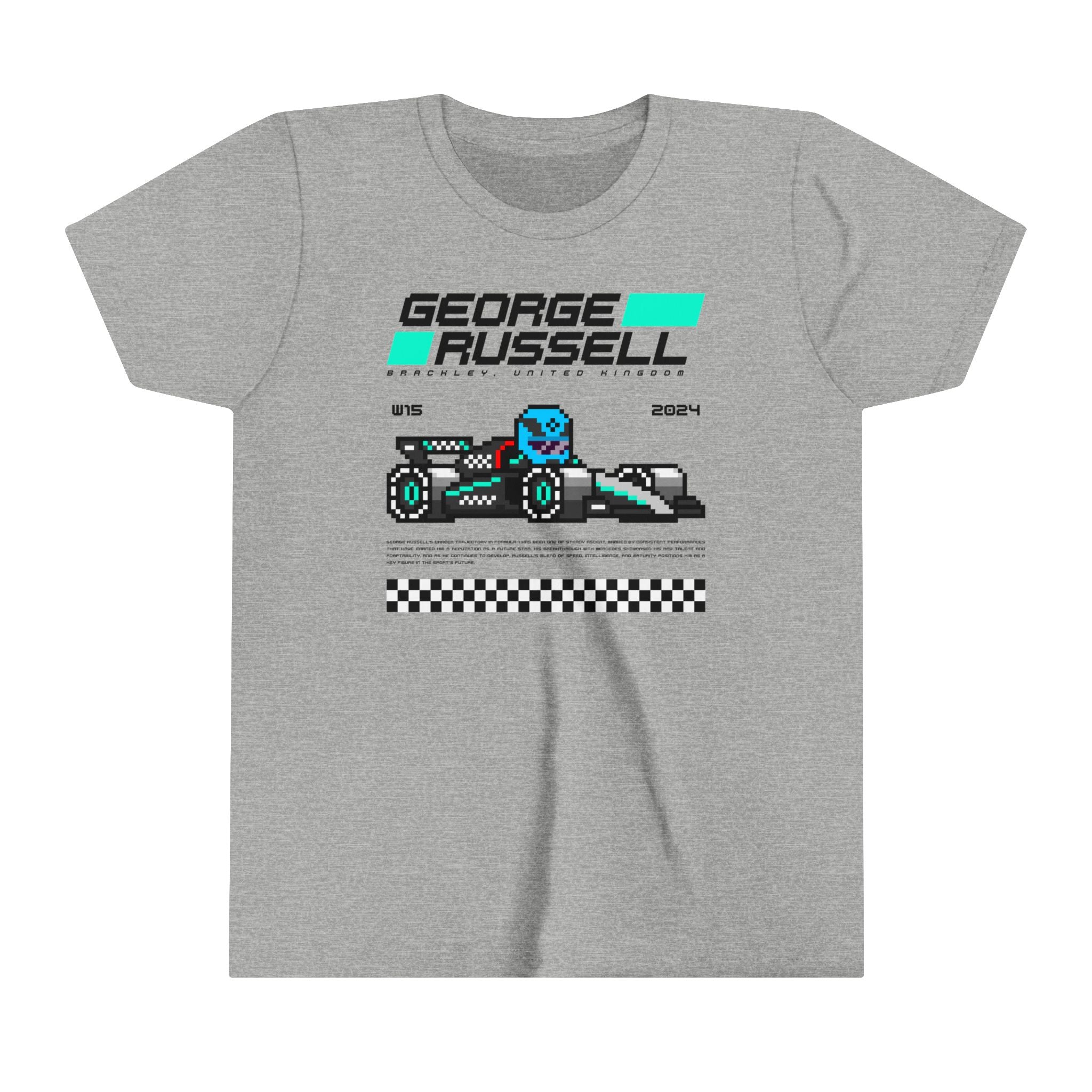 George Russell 8-bit Team Youth T-shirt