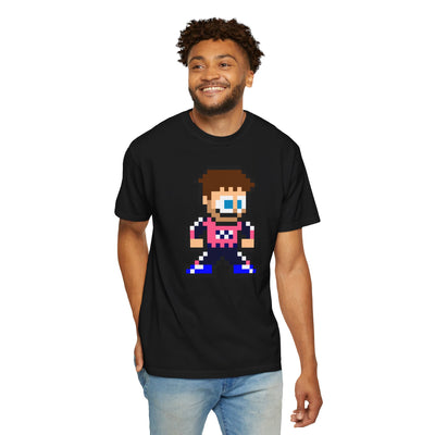8-bit Pierre Gasly Adult Heavyweight 100% Cotton T-shirt