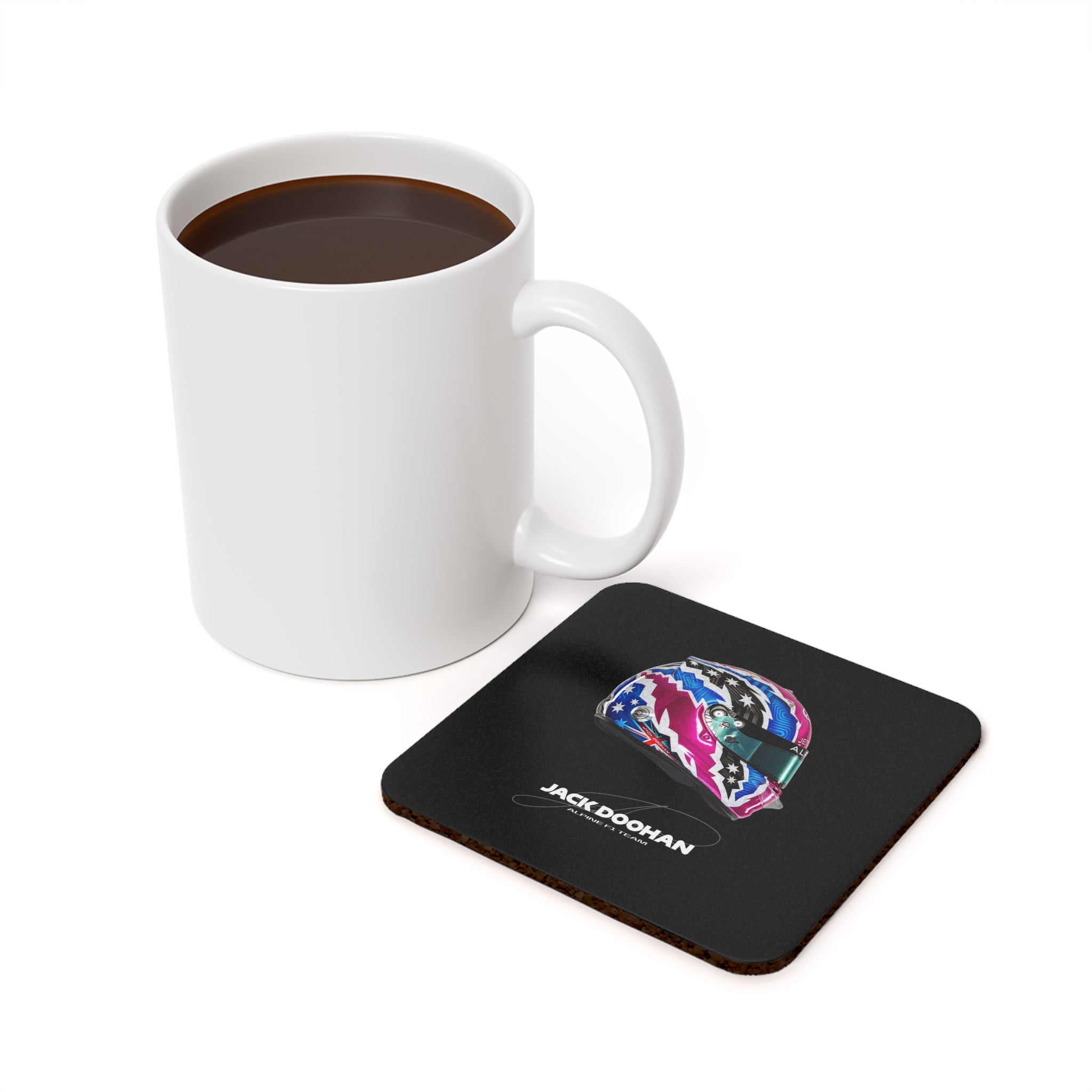 Jack Doohan Signature Cork Coaster