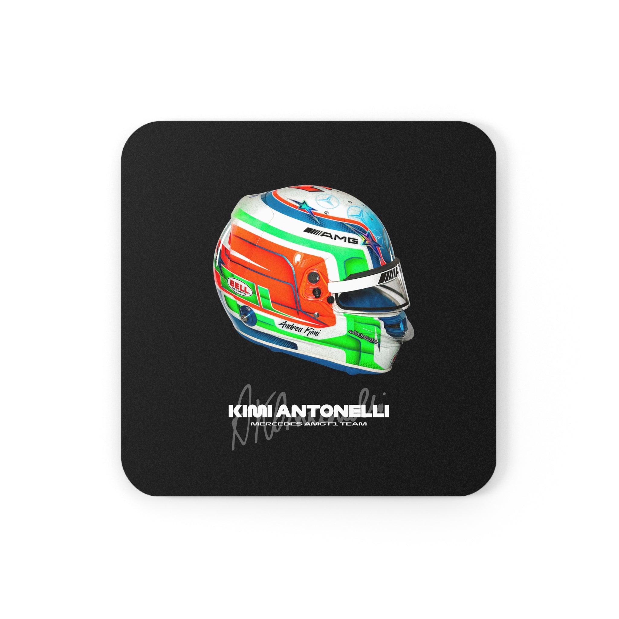 Kimi Antonelli Signature Cork Coaster