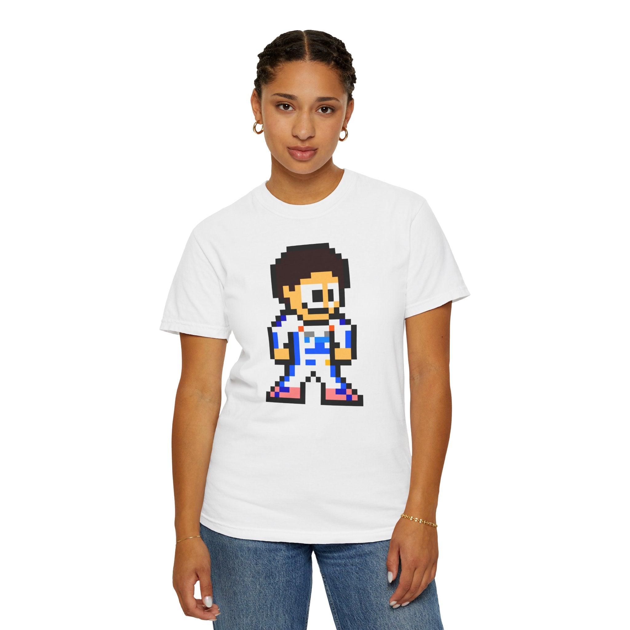 8-bit Alex Albon Adult Heavyweight 100% Cotton T-shirt