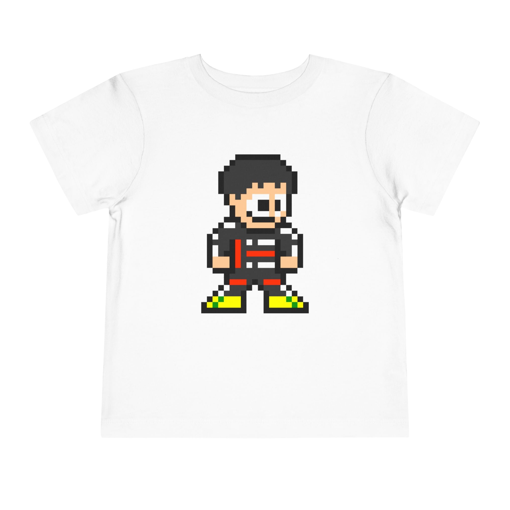 8-bit Gabriel Bortoleto Toddler Tee