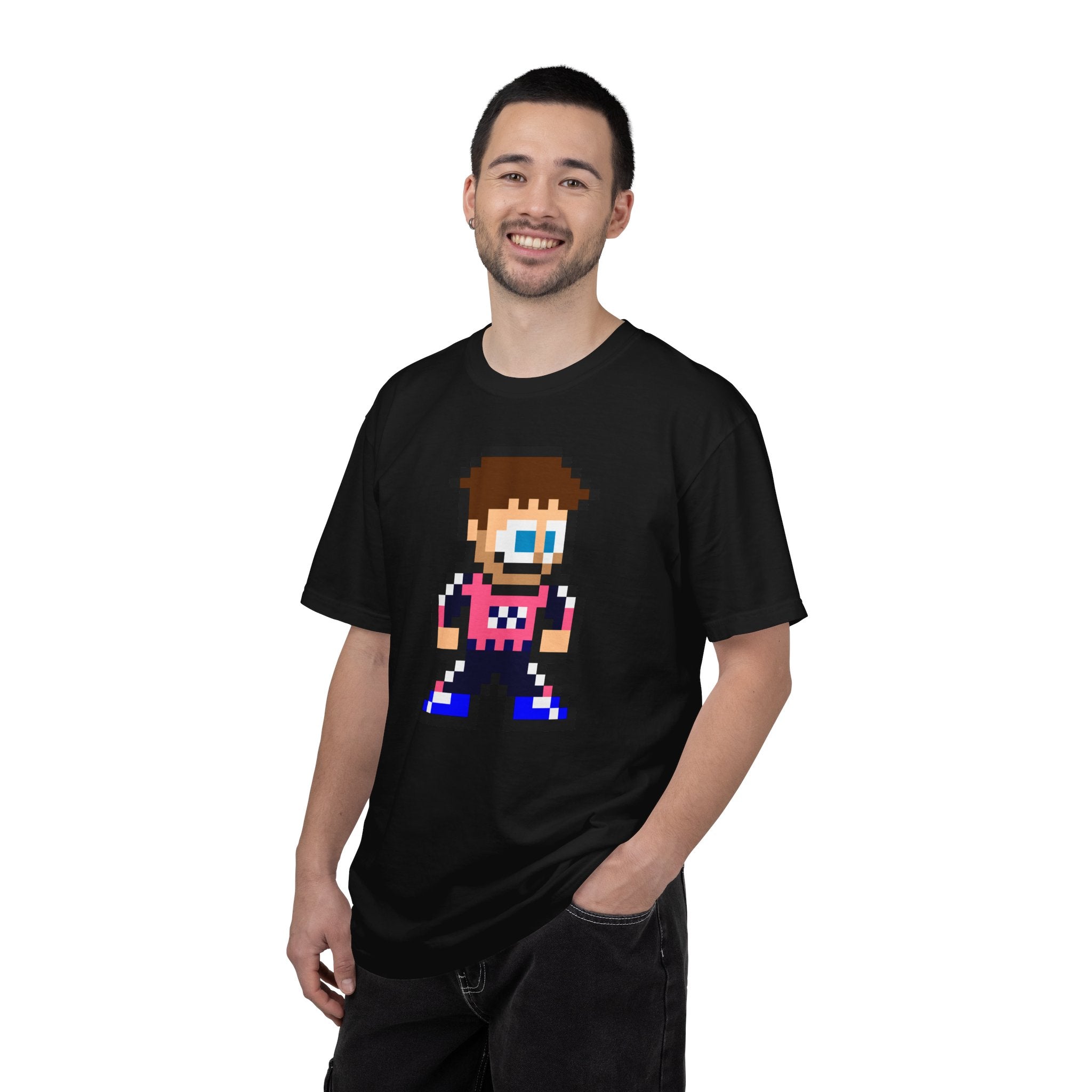8-bit Pierre Gasly Adult Heavyweight 100% Cotton T-shirt