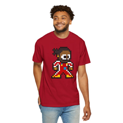 8-bit Lewis Hamilton Adult Heavyweight 100% Cotton T-shirt