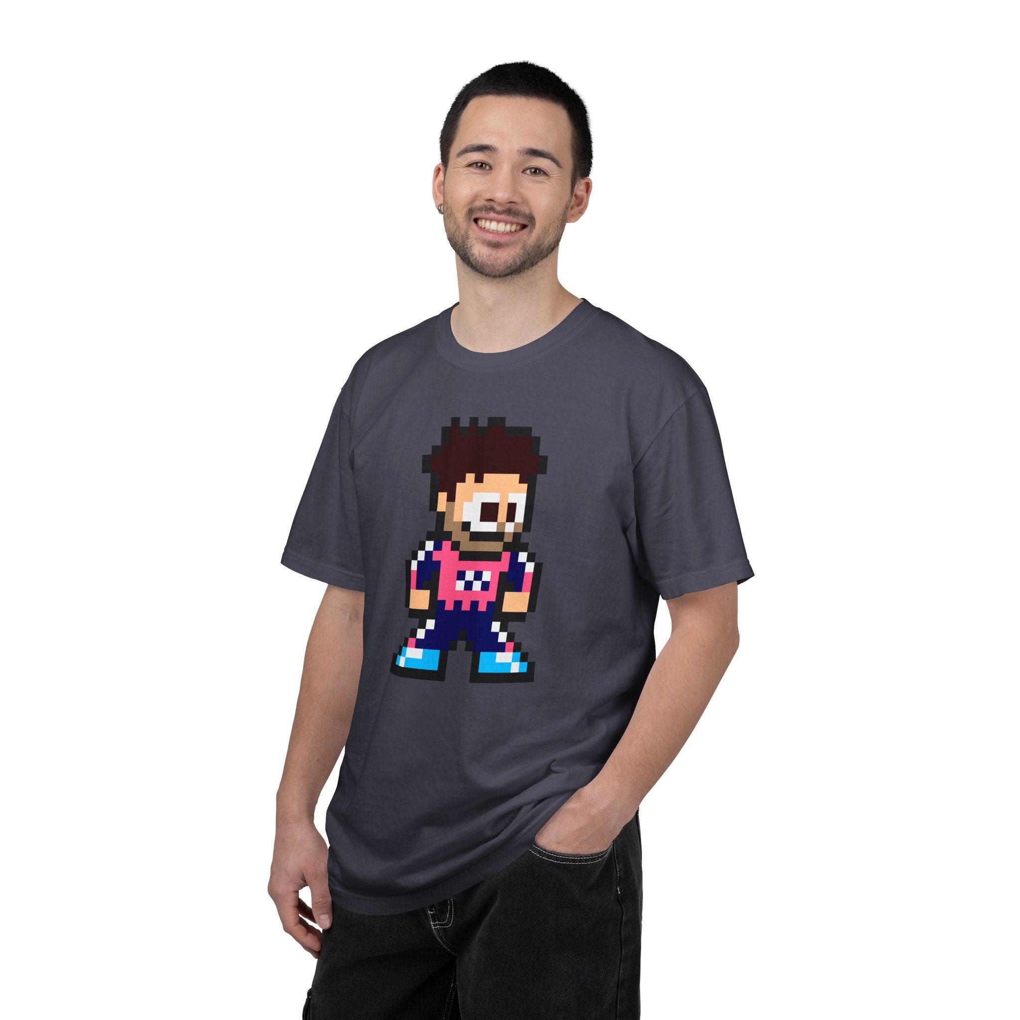 8-bit Franco Colapinto Adult Heavyweight 100% Cotton T-shirt