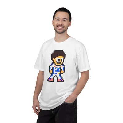 8-bit Alex Albon Adult Heavyweight 100% Cotton T-shirt