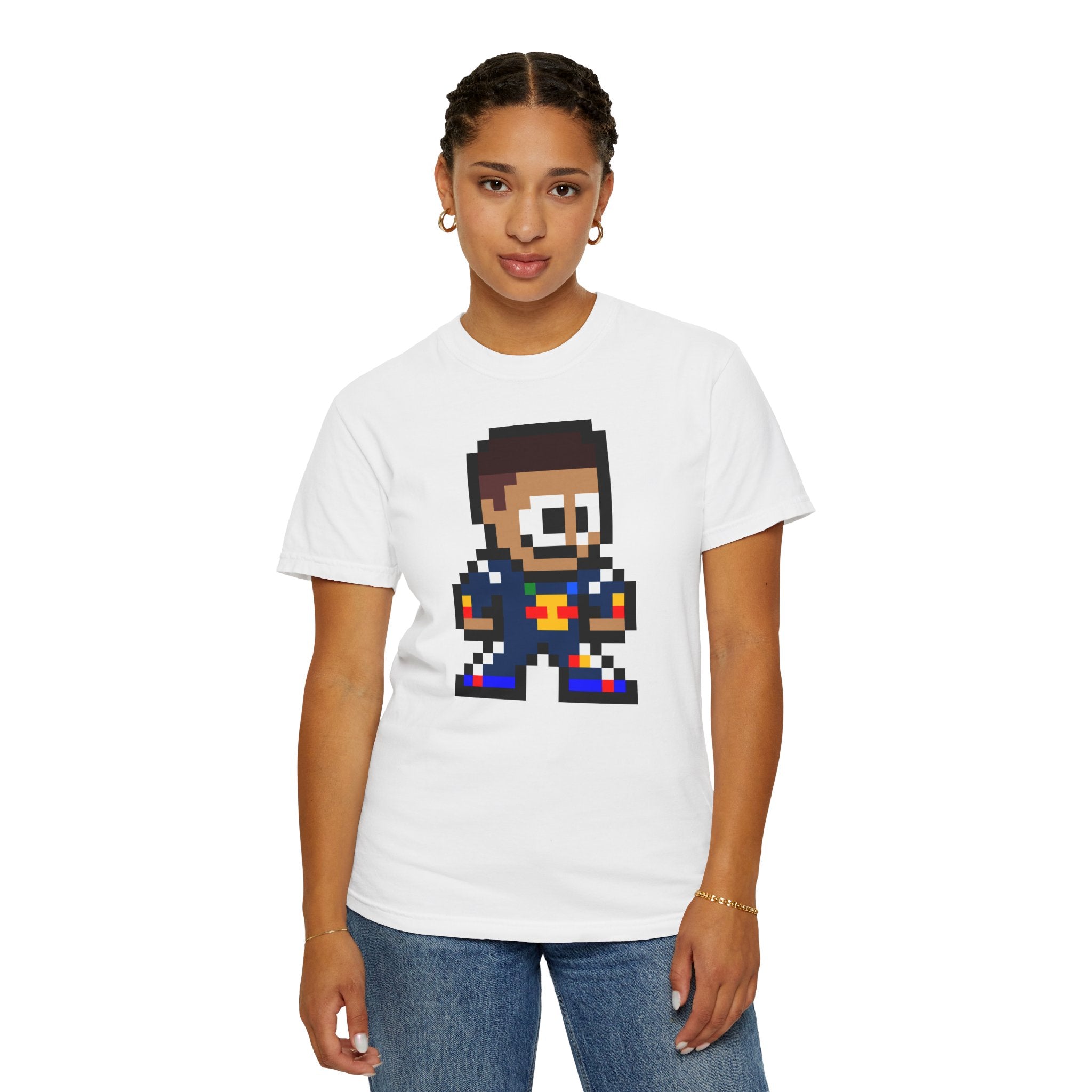8-bit Isack Hadjar Adult Tee