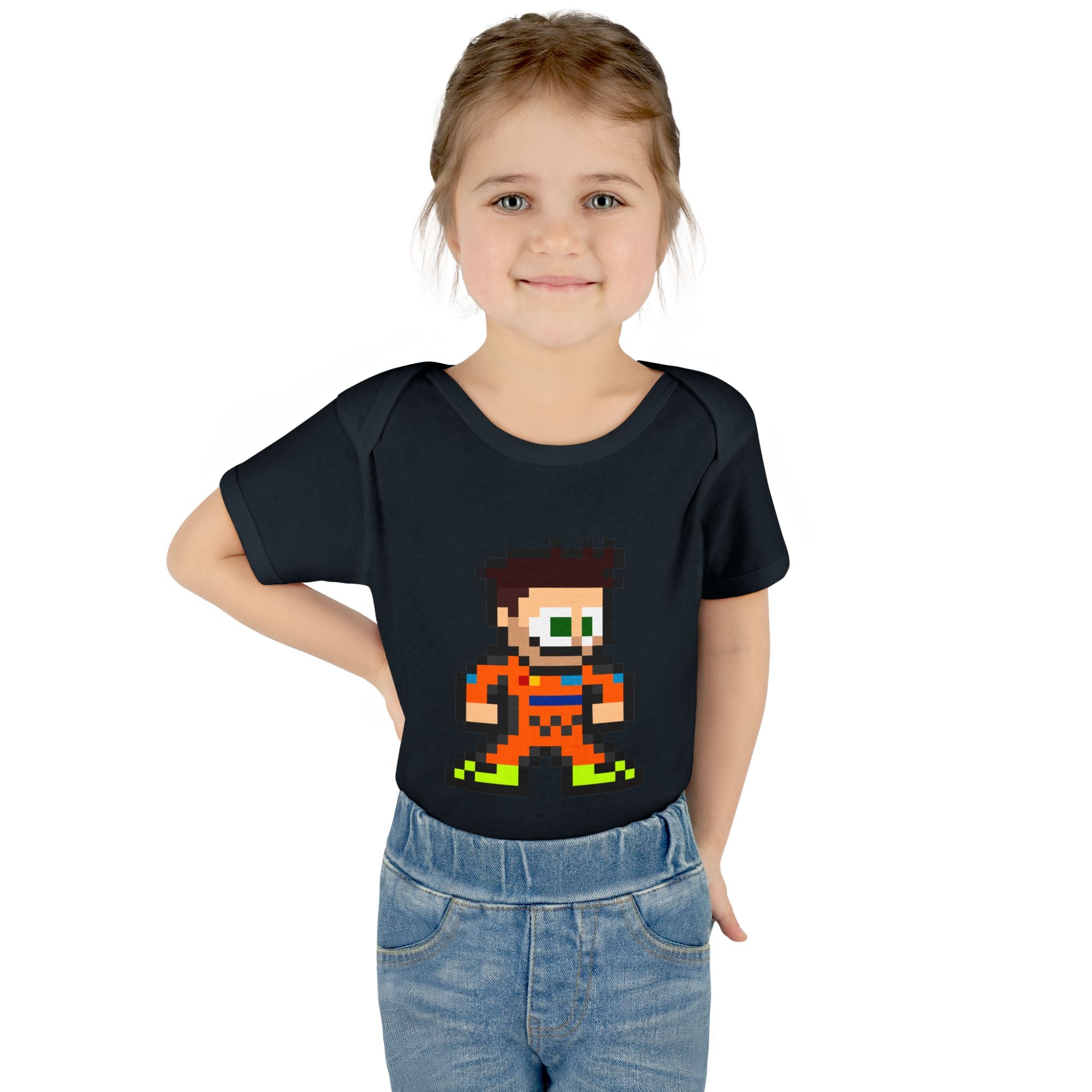 8-bit Lando Norris Baby Bodysuit