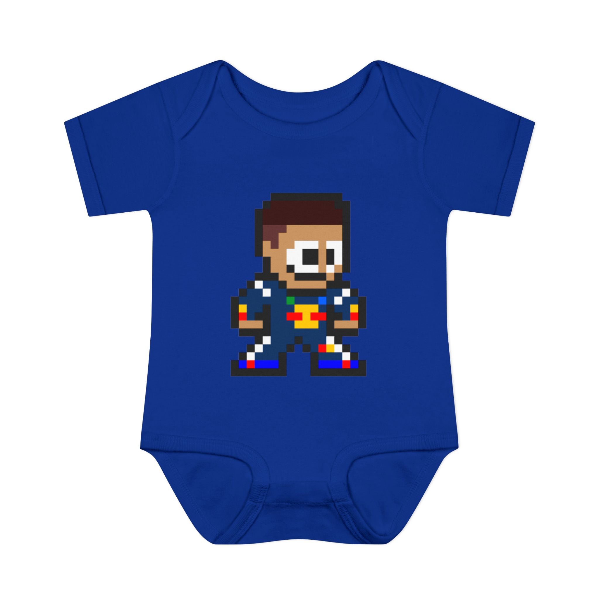8-bit Isack Hadjar Baby Bodysuit