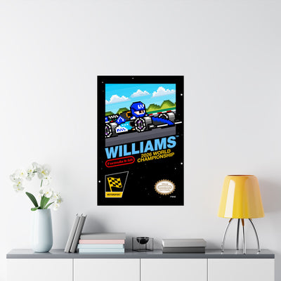 Williams 8-bit Game Poster