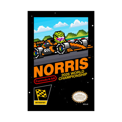 Norris 8-bit Game Poster