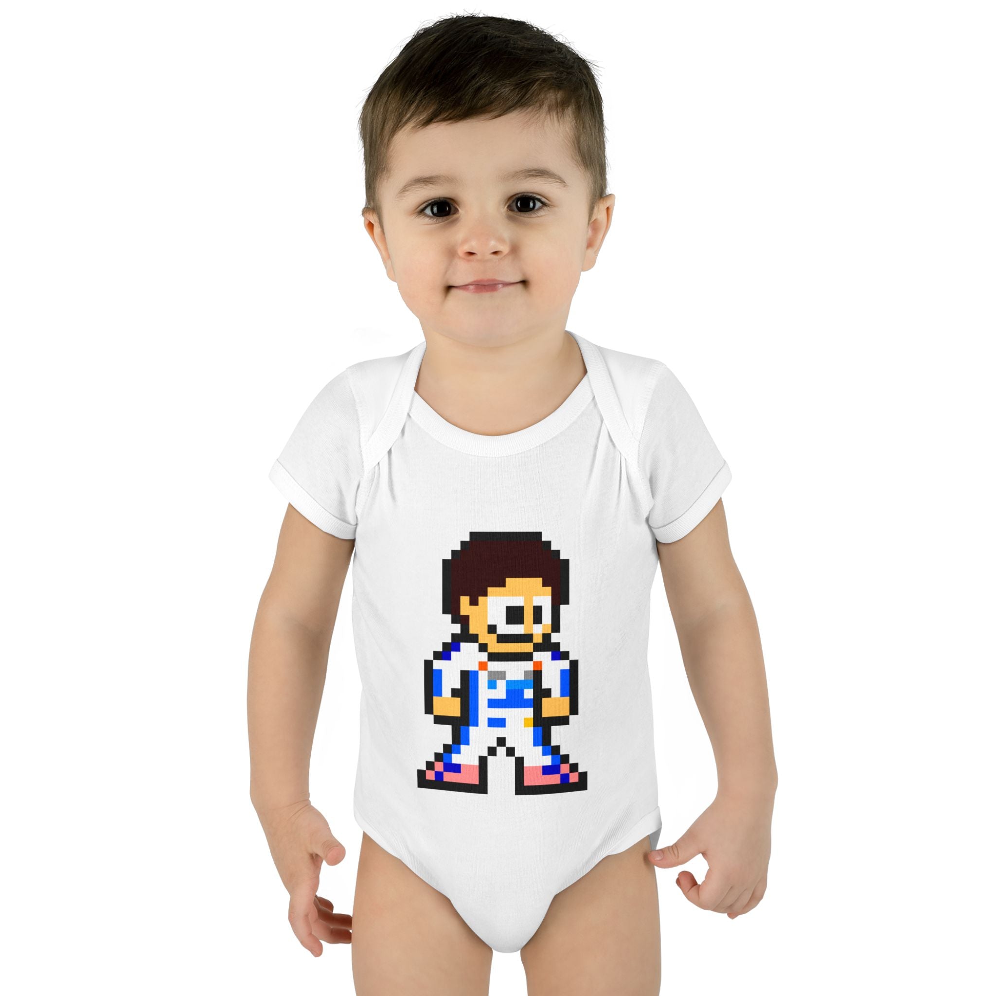 8-bit Alex Albon Baby Bodysuit
