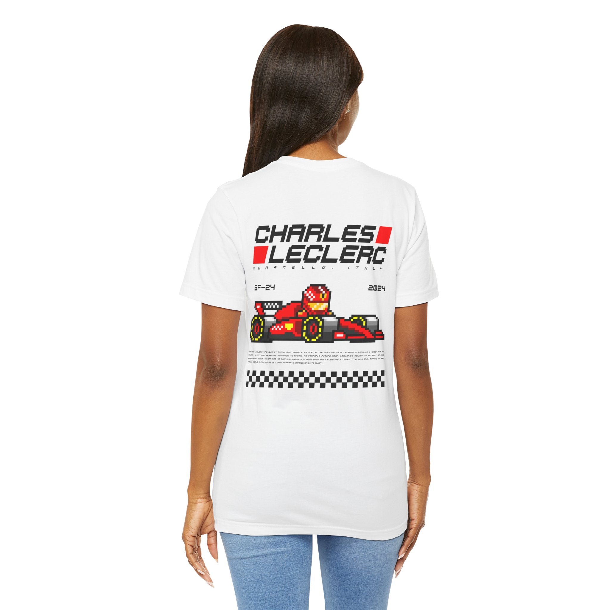 Charles Leclerc 8-bit Team T-shirt