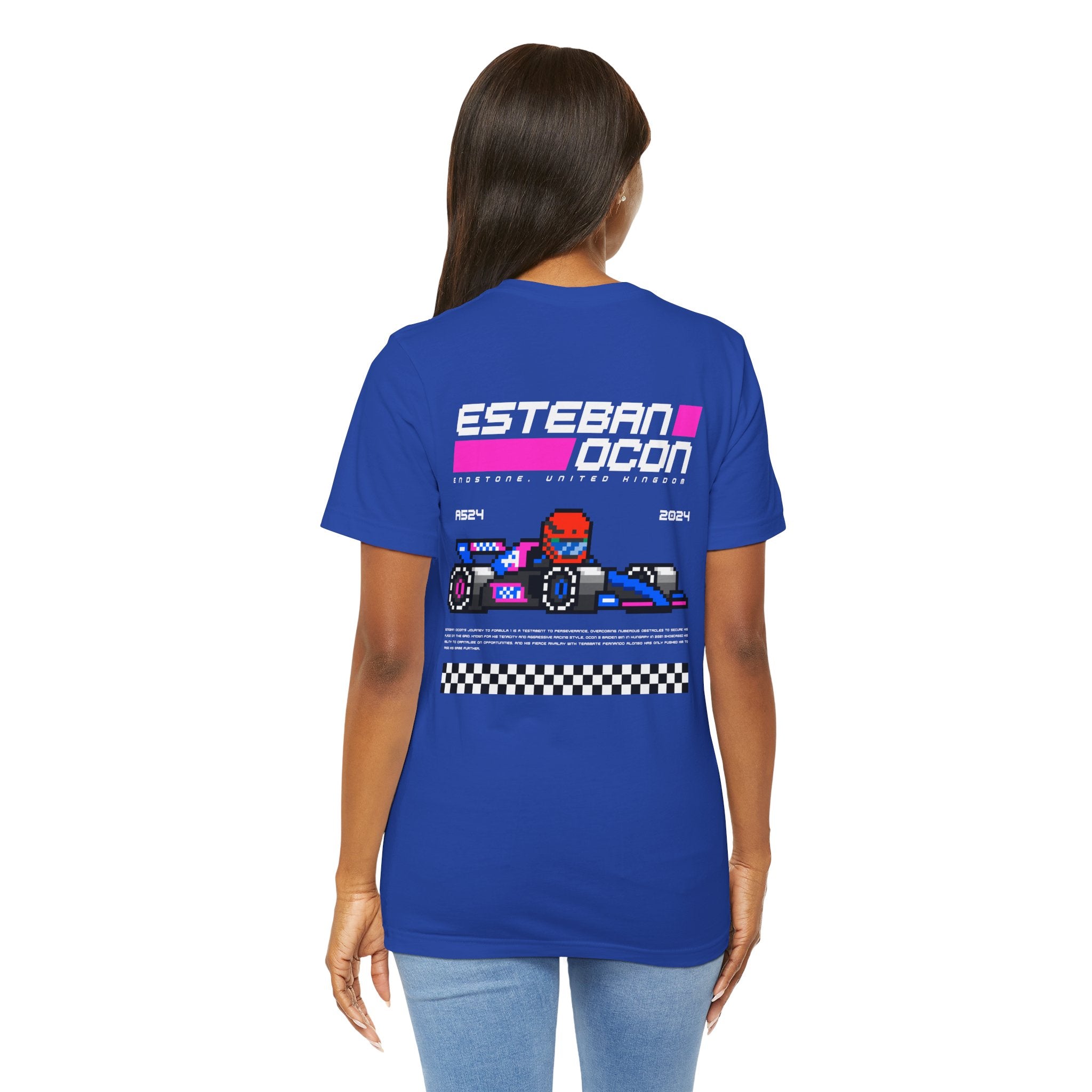 Esteban Ocon 8-bit Team T-shirt