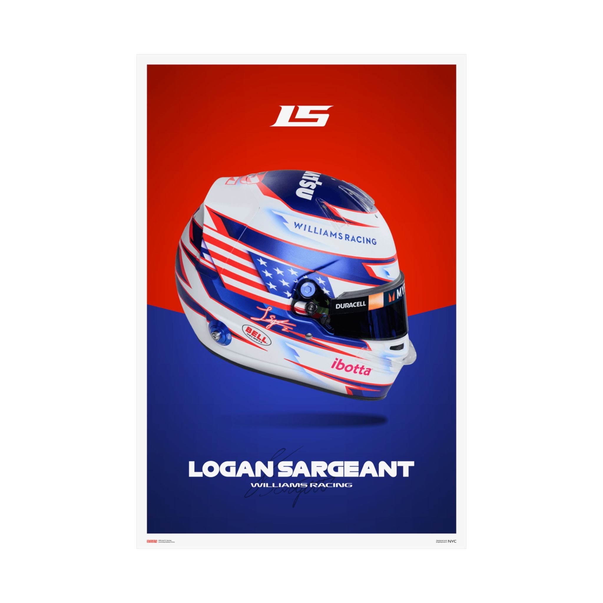 Logan Sargeant Signature Poster