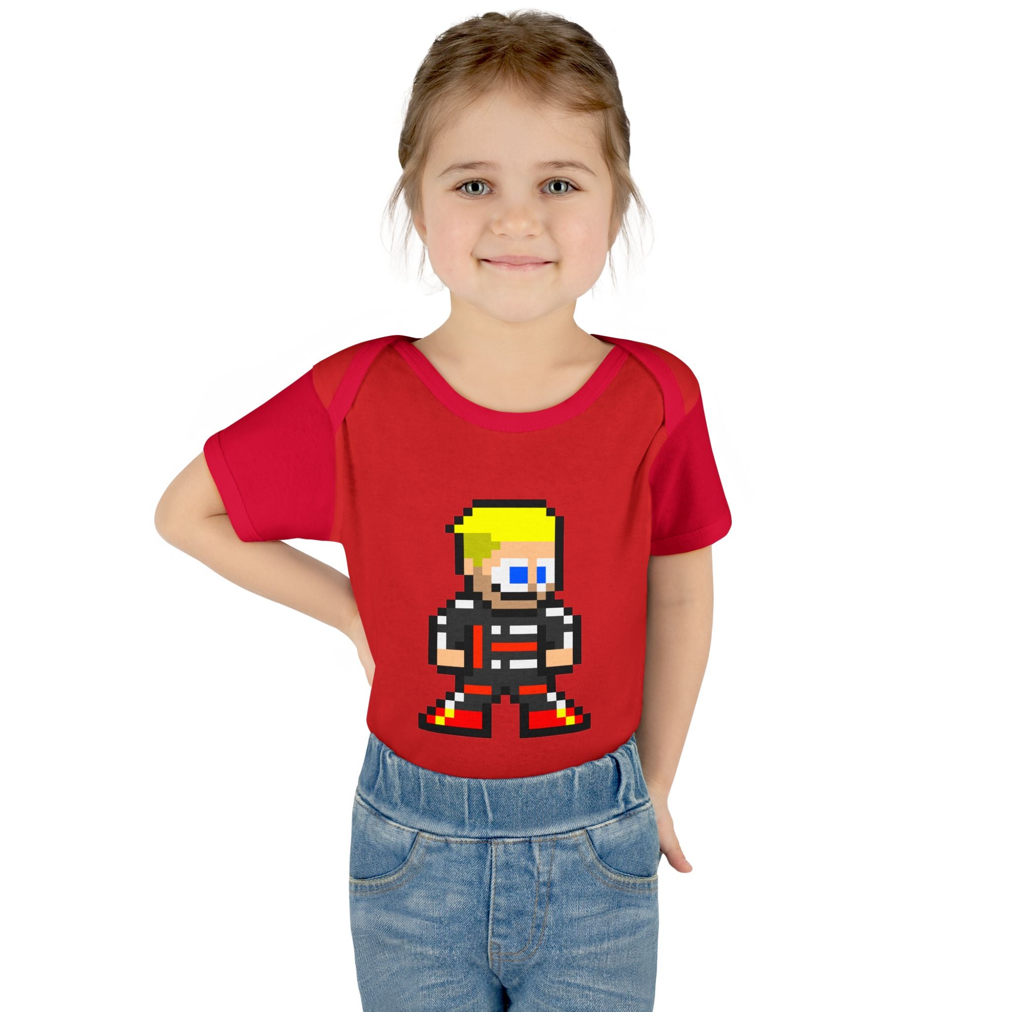 8-bit Nico Hulkenberg Baby Bodysuit
