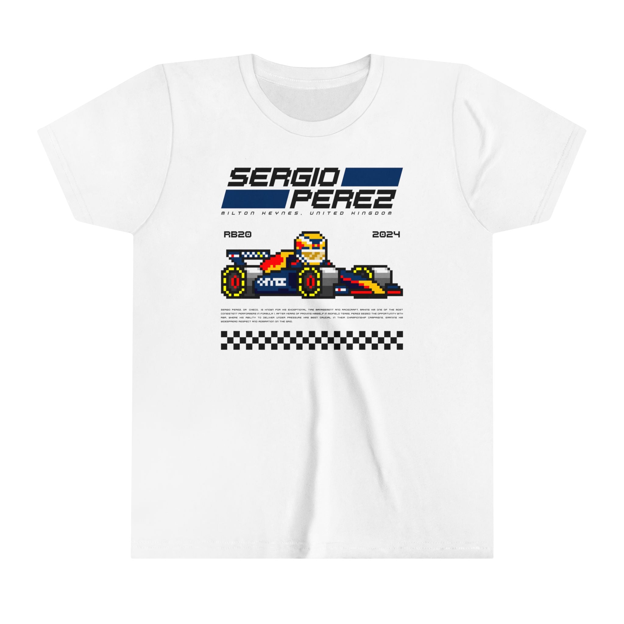 Sergio Perez 8-bit Team Youth T-shirt