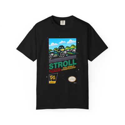 Stroll 8-bit Game Adult Heavyweight 100% Cotton T-shirt