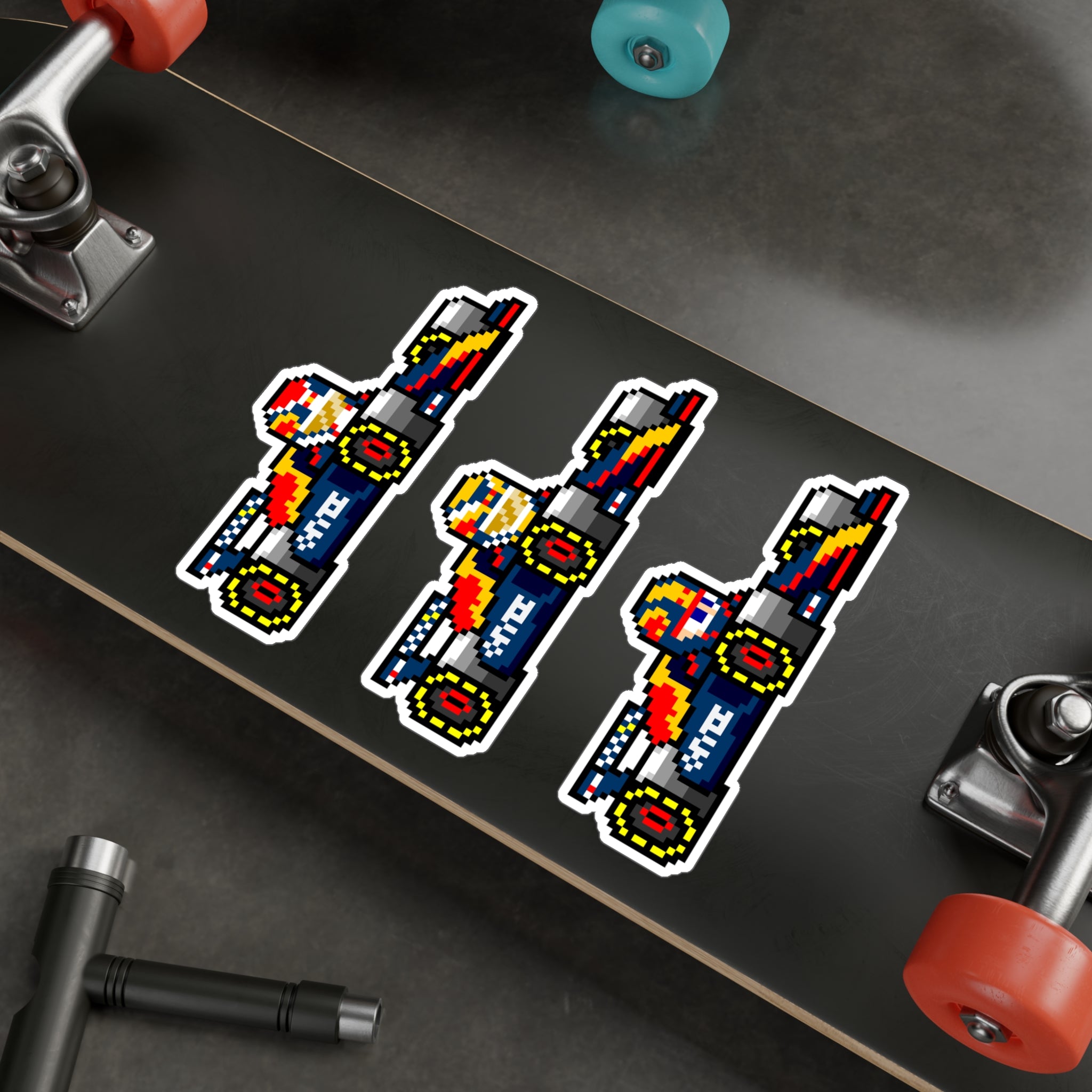 Red Bull 8-bit Vinyl Decal Stickers