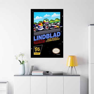 Arvid Lindblad 8-bit Game Poster