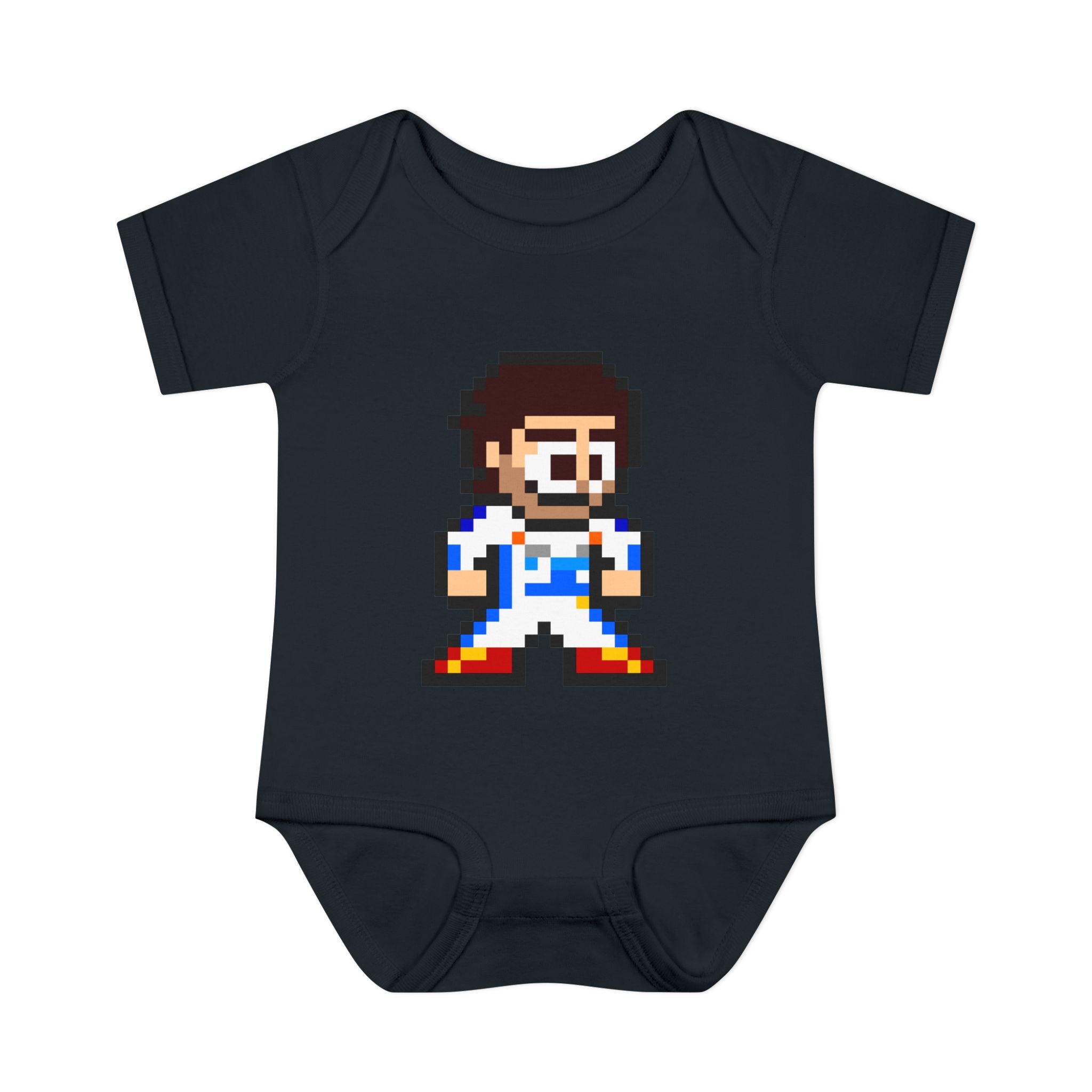 8-bit Carlos Sainz Baby Bodysuit