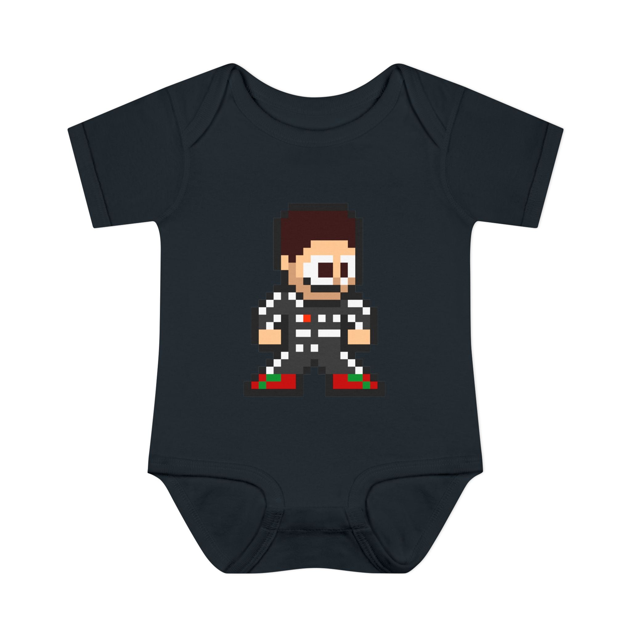 8-bit Sergio Perez Baby Bodysuit