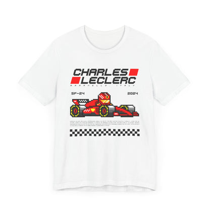 Charles Leclerc 8-bit Team T-shirt