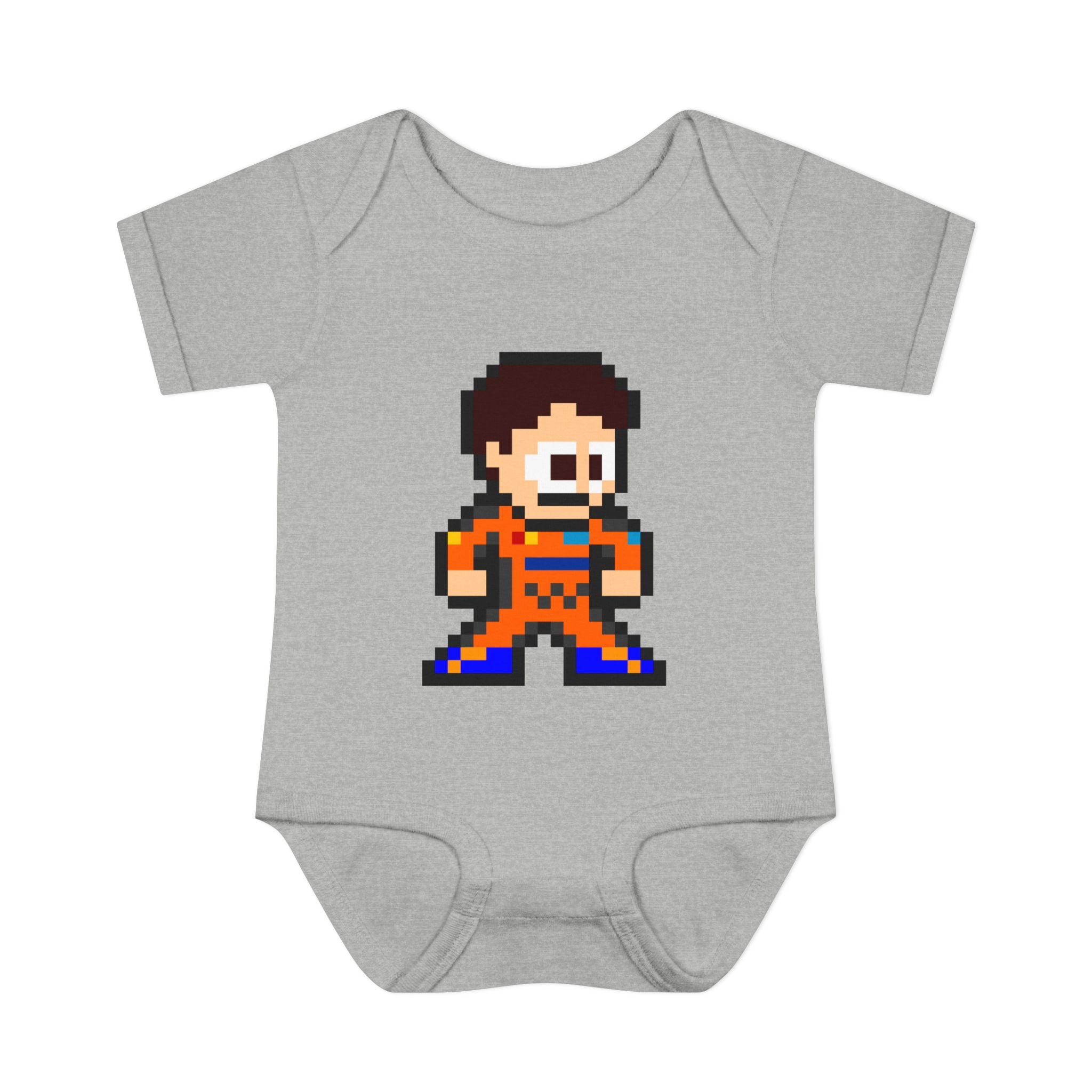 8-bit Oscar Piastri Baby Bodysuit