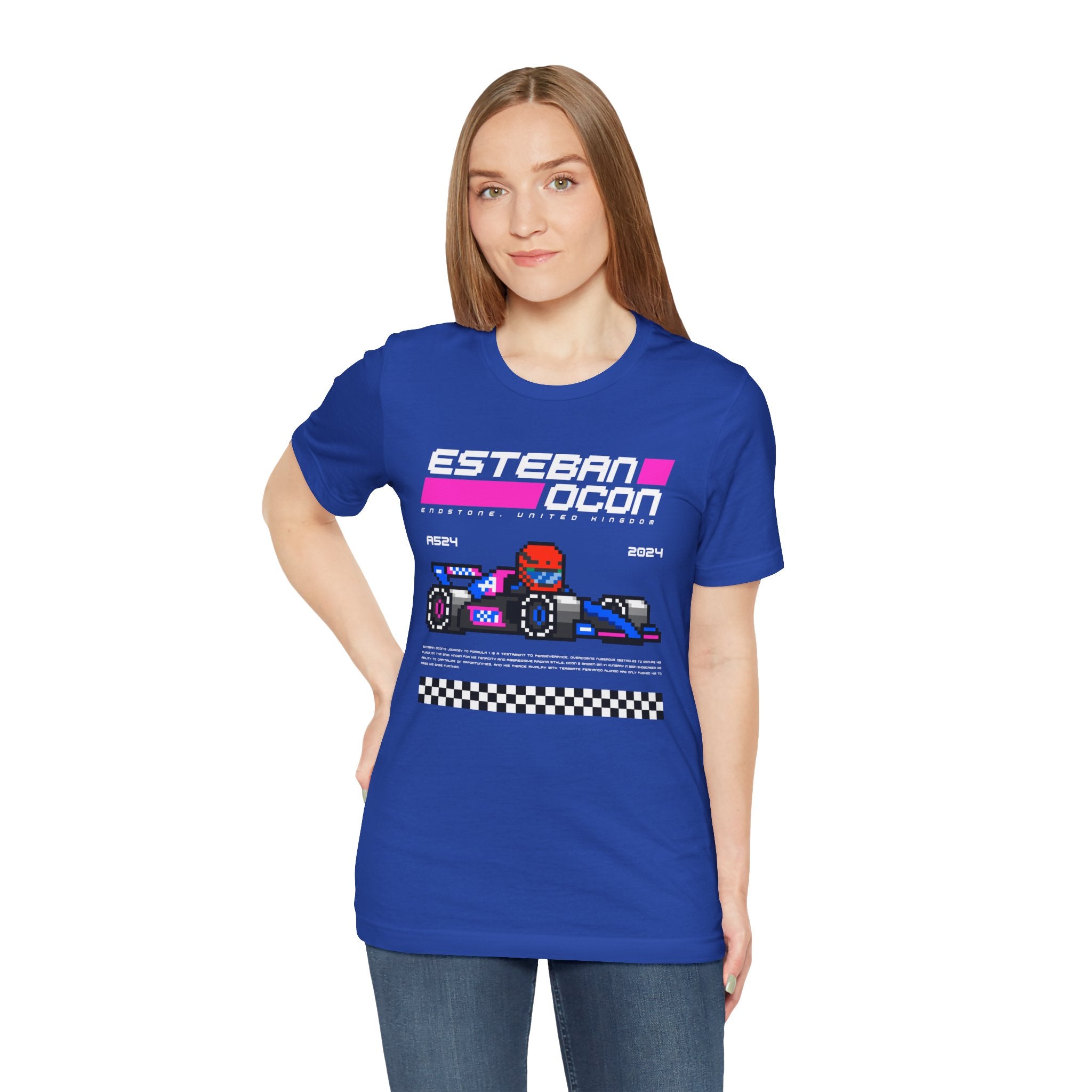 Esteban Ocon 8-bit Team T-shirt