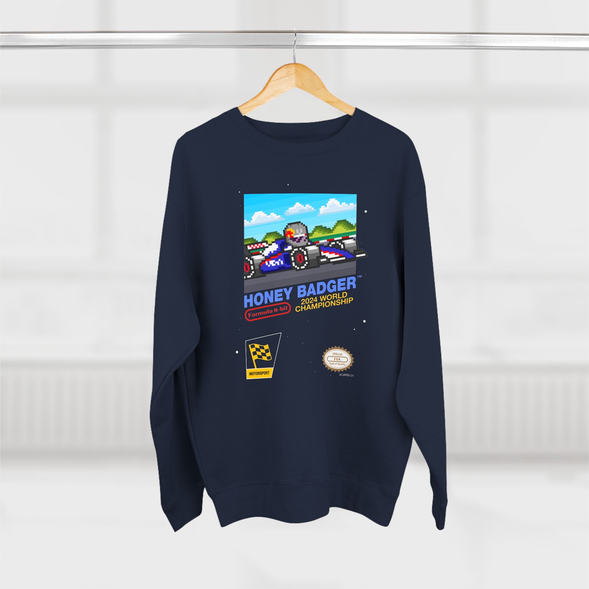 Honey Badger 8-bit Game Sweatshirt