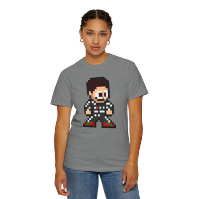 8-bit Sergio Perez Adult Heavyweight 100% Cotton T-shirt