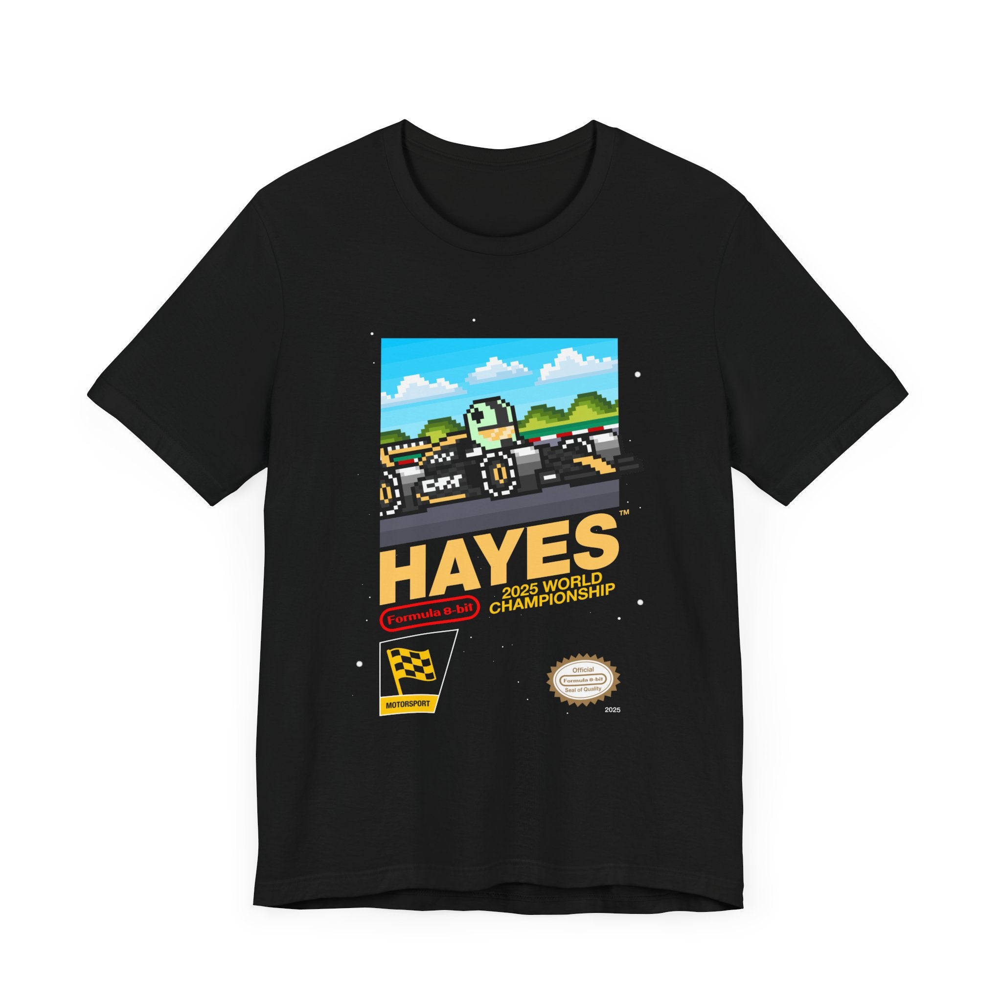 F1 Movie Sonny Hayes 8-bit Game T-shirt
