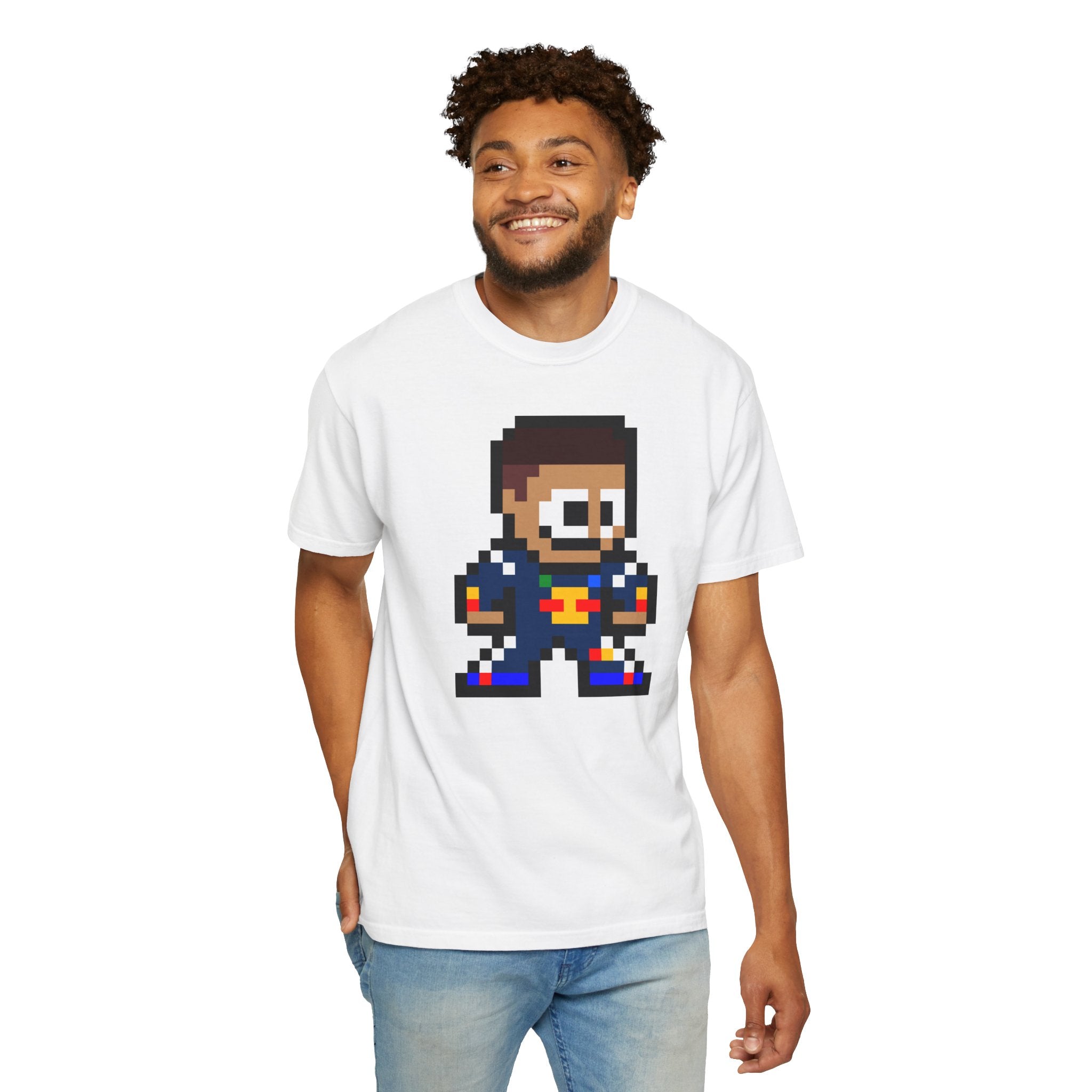 8-bit Isack Hadjar Adult Tee
