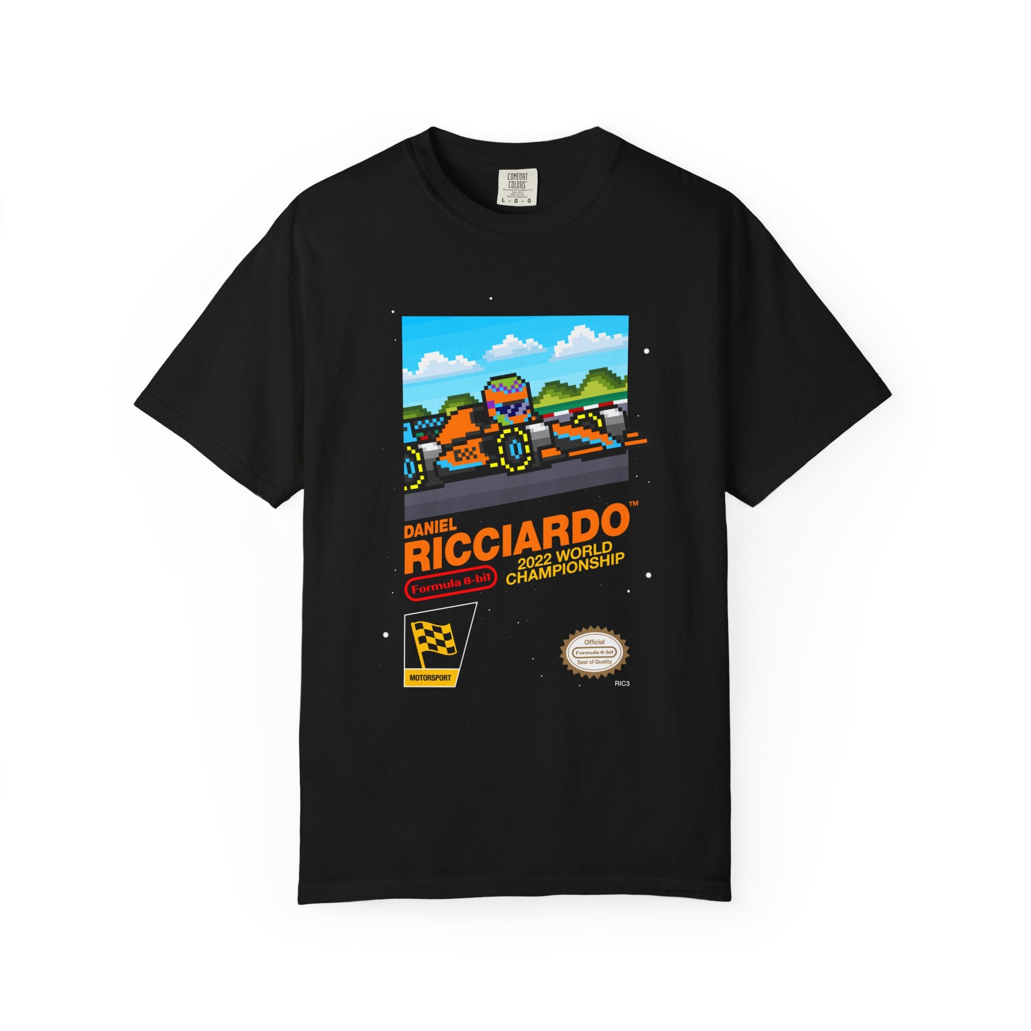 Daniel Ricciardo McLaren 2022 8-bit Game Adult Tee