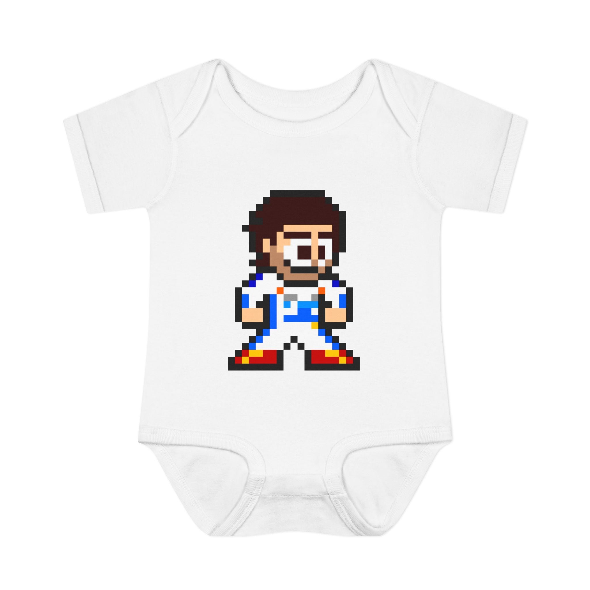8-bit Carlos Sainz Baby Bodysuit