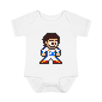 8-bit Carlos Sainz Baby Bodysuit