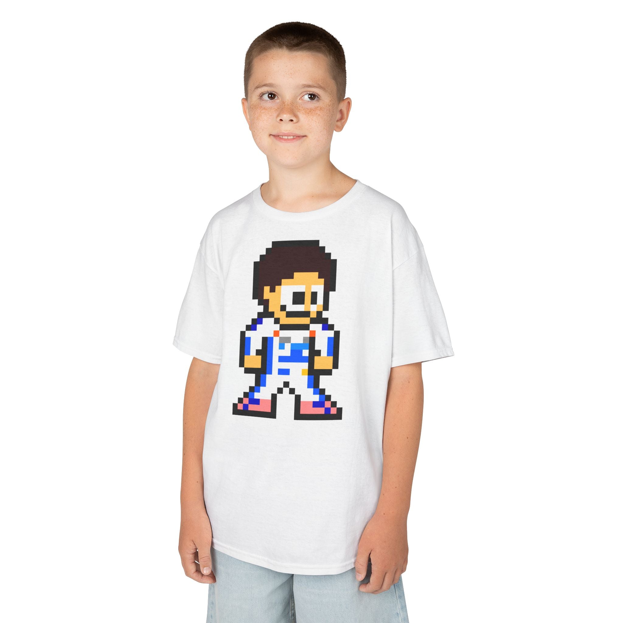 8-bit Alex Albon Kids Tee