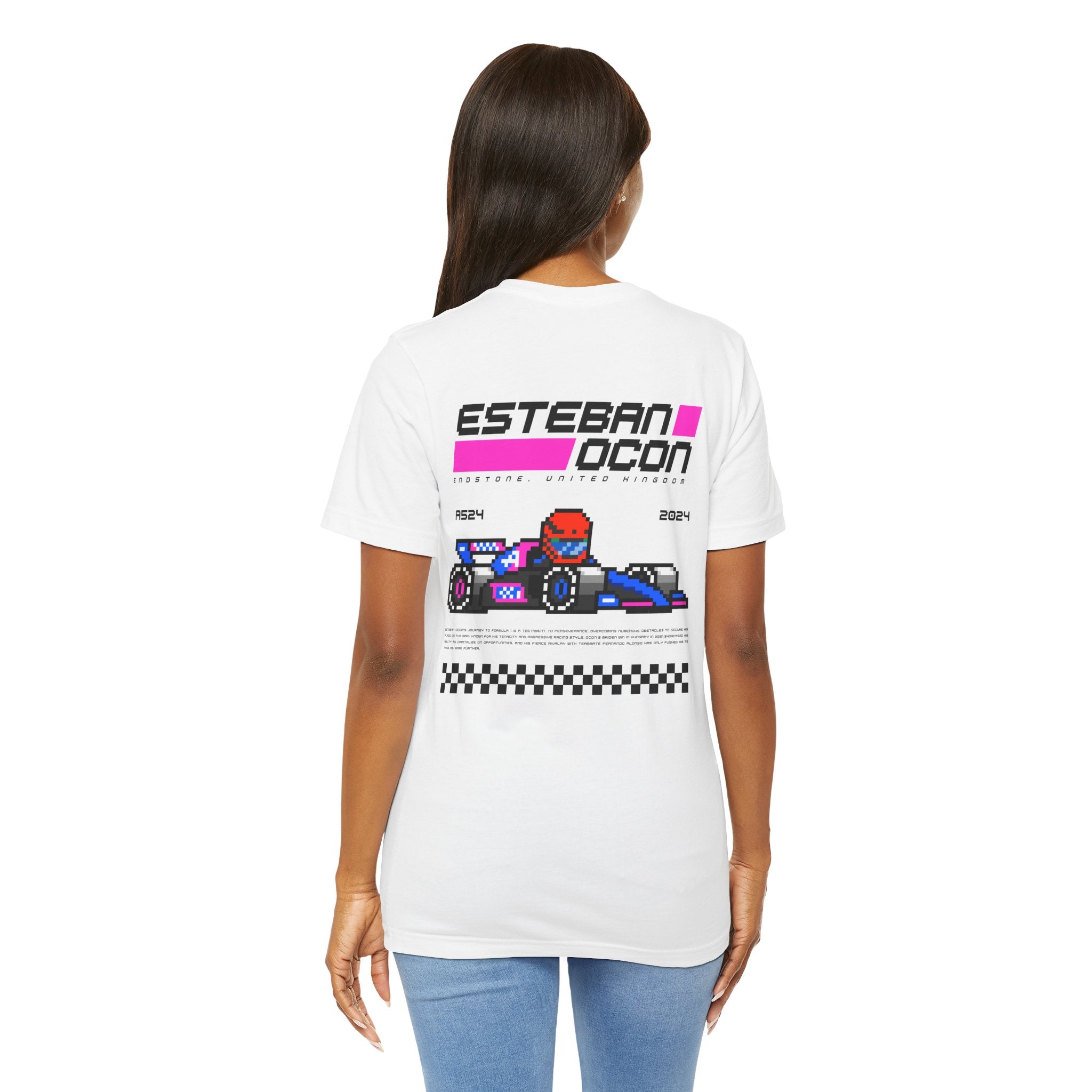 Esteban Ocon 8-bit Team T-shirt