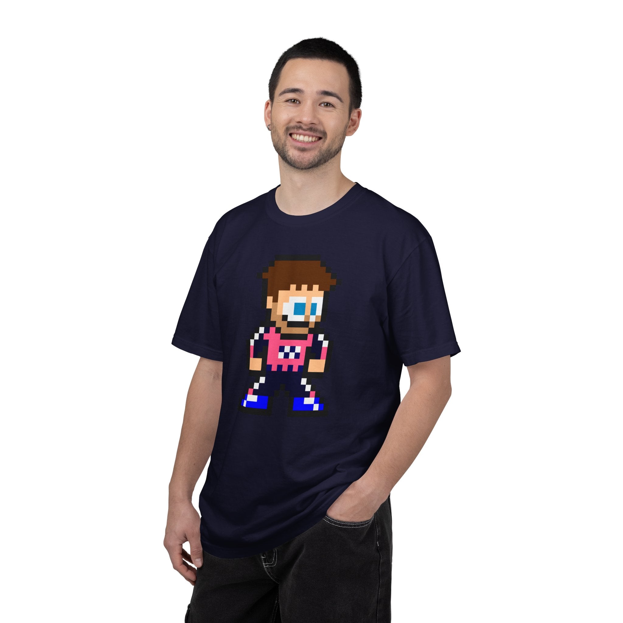 8-bit Pierre Gasly Adult Heavyweight 100% Cotton T-shirt