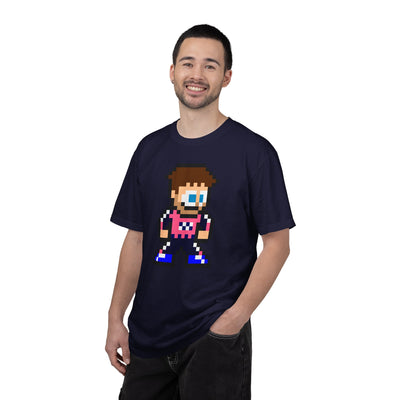 8-bit Pierre Gasly Adult Heavyweight 100% Cotton T-shirt