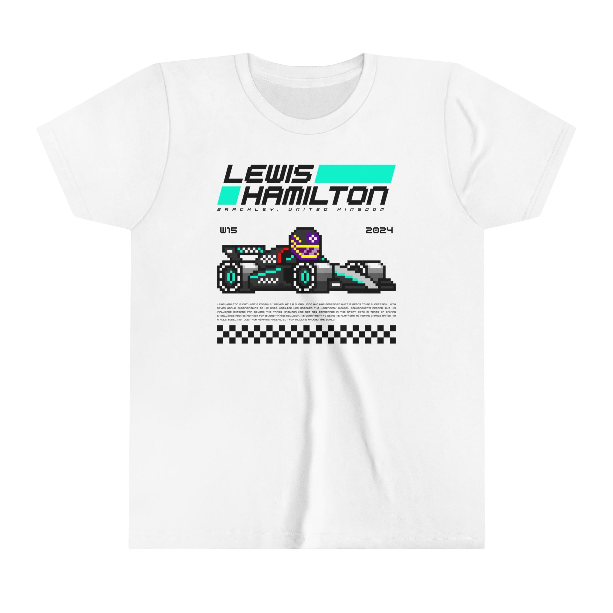 Lewis Hamilton 8-bit Team Youth T-shirt