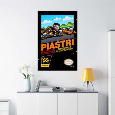 Piastri 8-bit Game Poster
