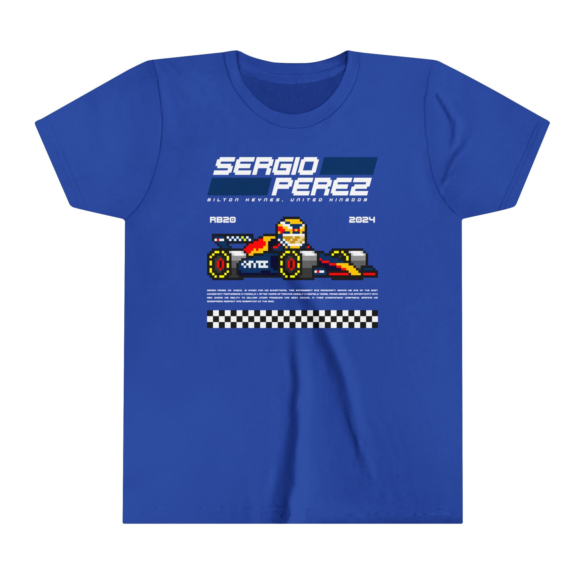 Sergio Perez 8-bit Team Youth T-shirt