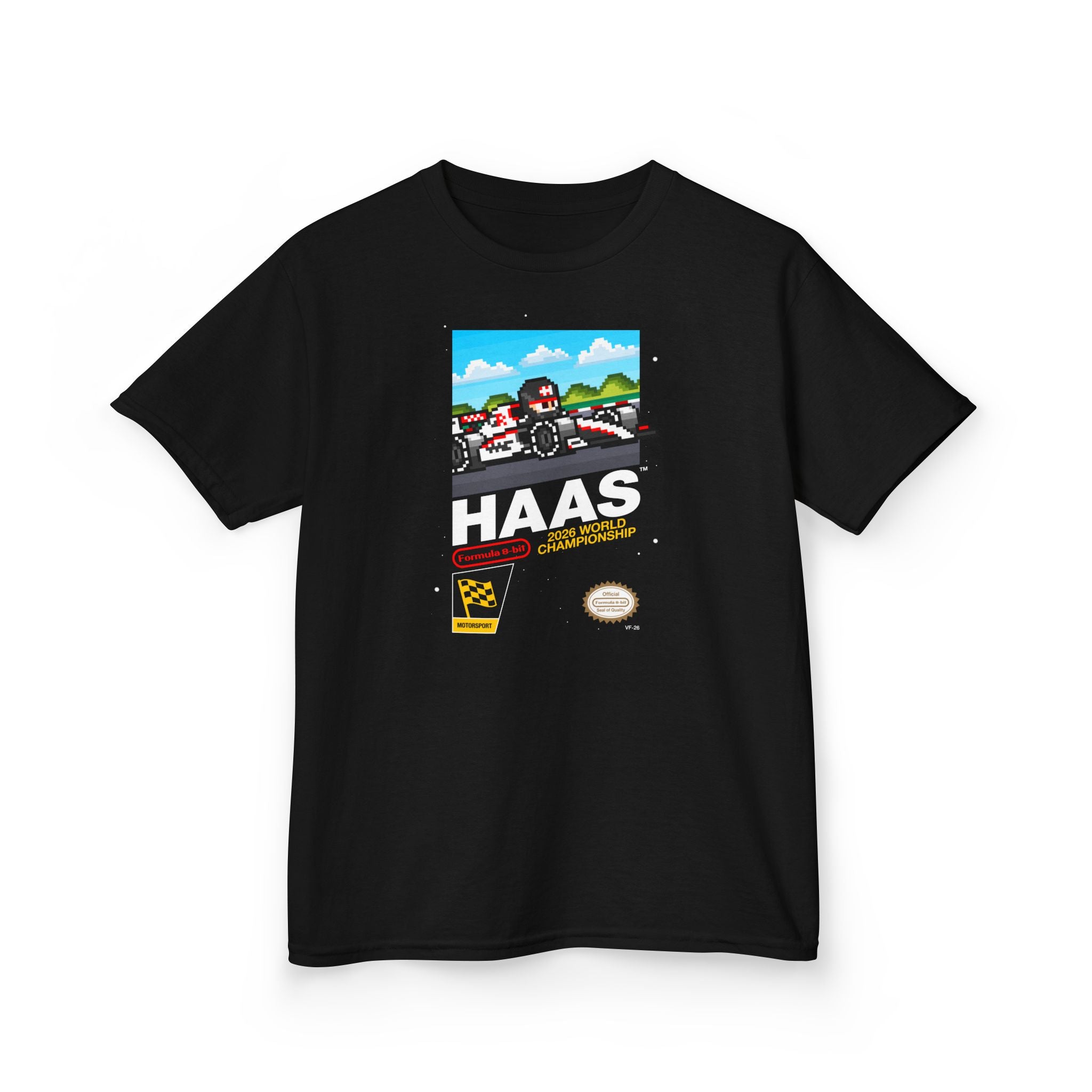Haas 8-bit Game Kids Heavyweight 100% Cotton T-shirt