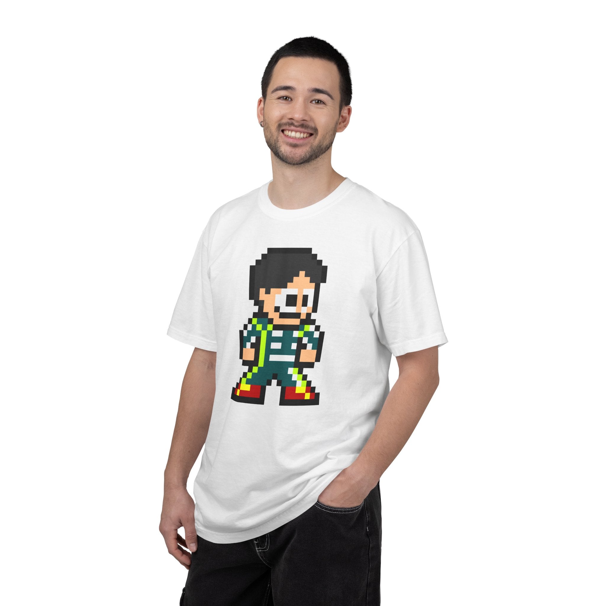 8-bit Lance Stroll Adult Heavyweight 100% Cotton T-shirt