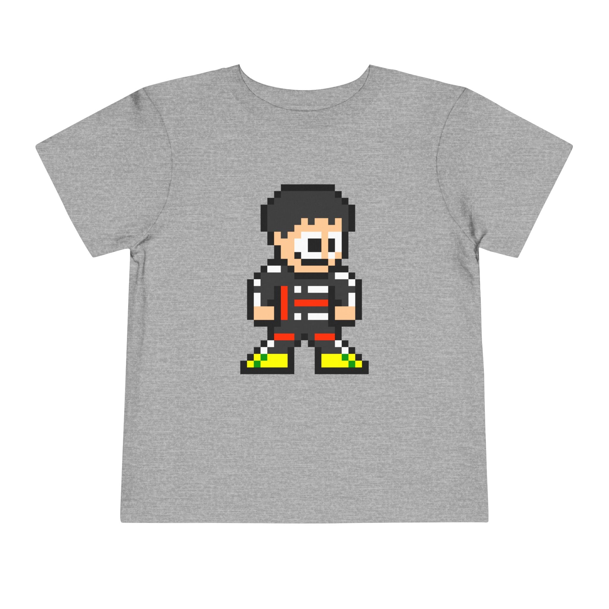 8-bit Gabriel Bortoleto Toddler Tee