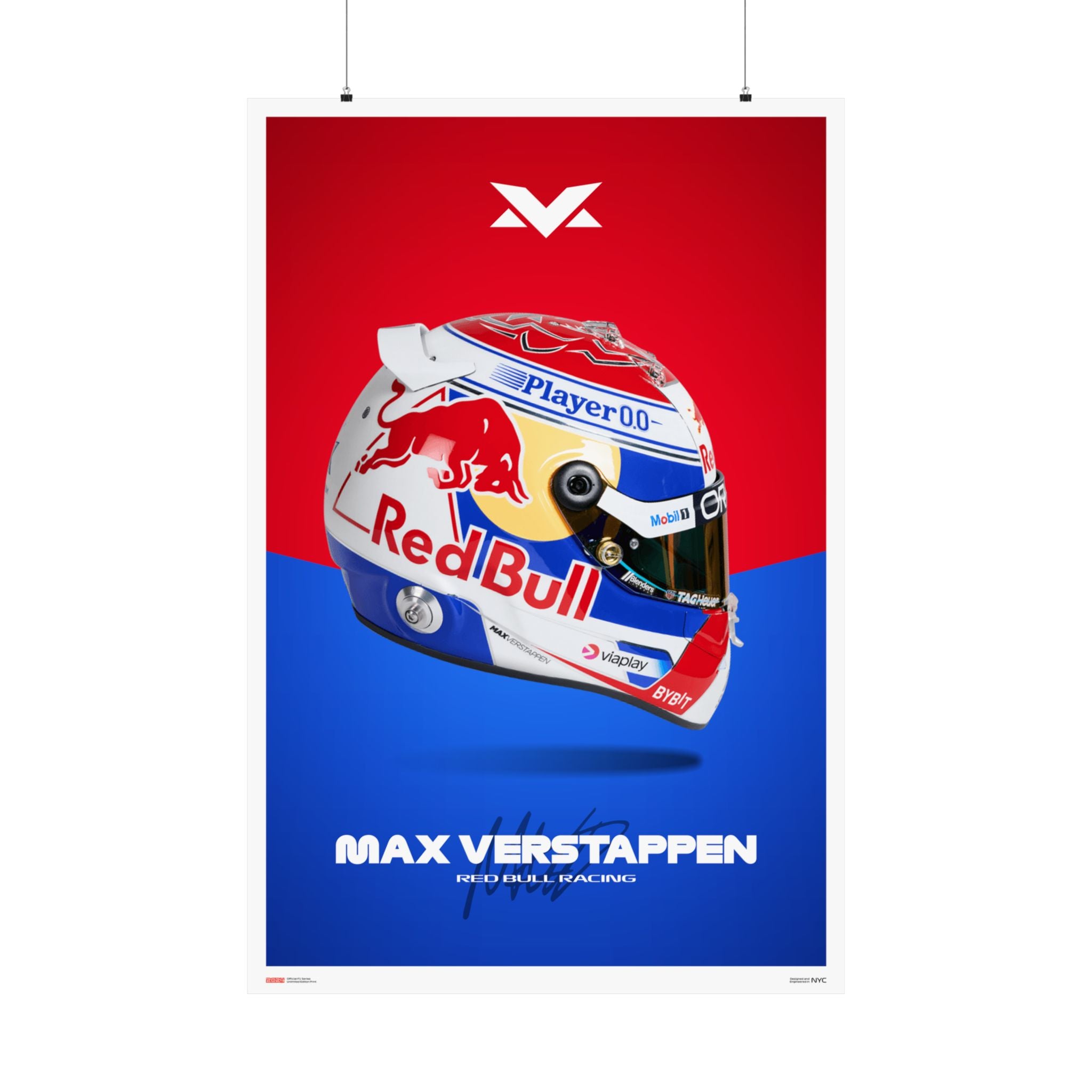 Max Verstappen Signature Poster