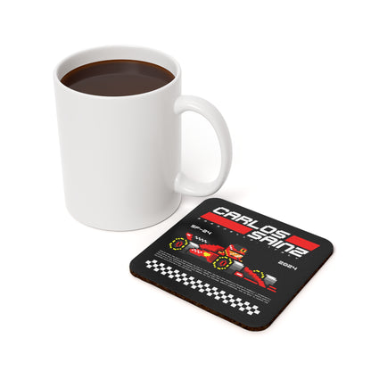 Carlos Sainz 8-bit Team Cork Coaster