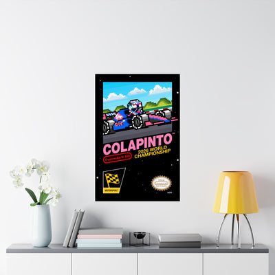 Colapinto 8-bit Game Poster
